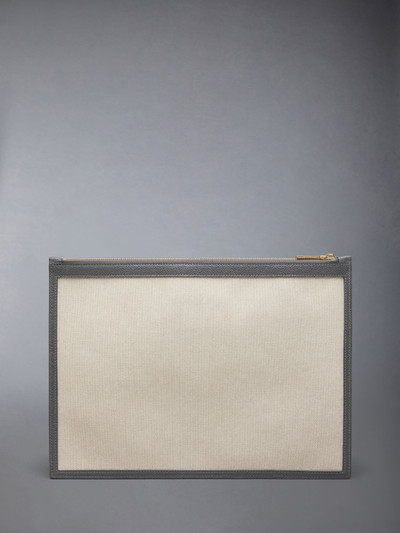 Thom Browne two-tone canvas document holder outlook