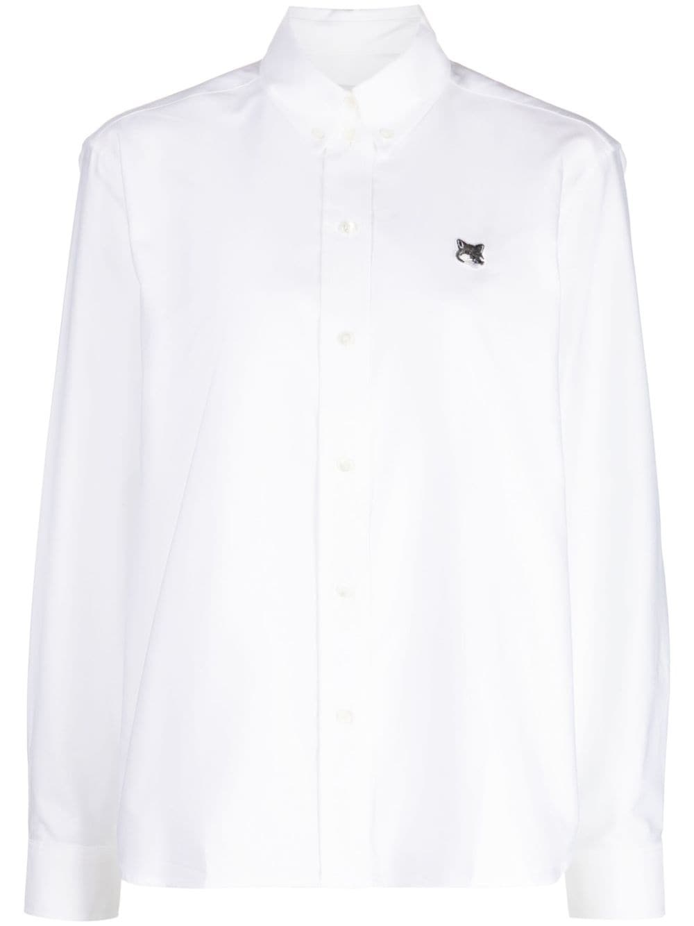 Chillax Fox-motif cotton shirt - 1