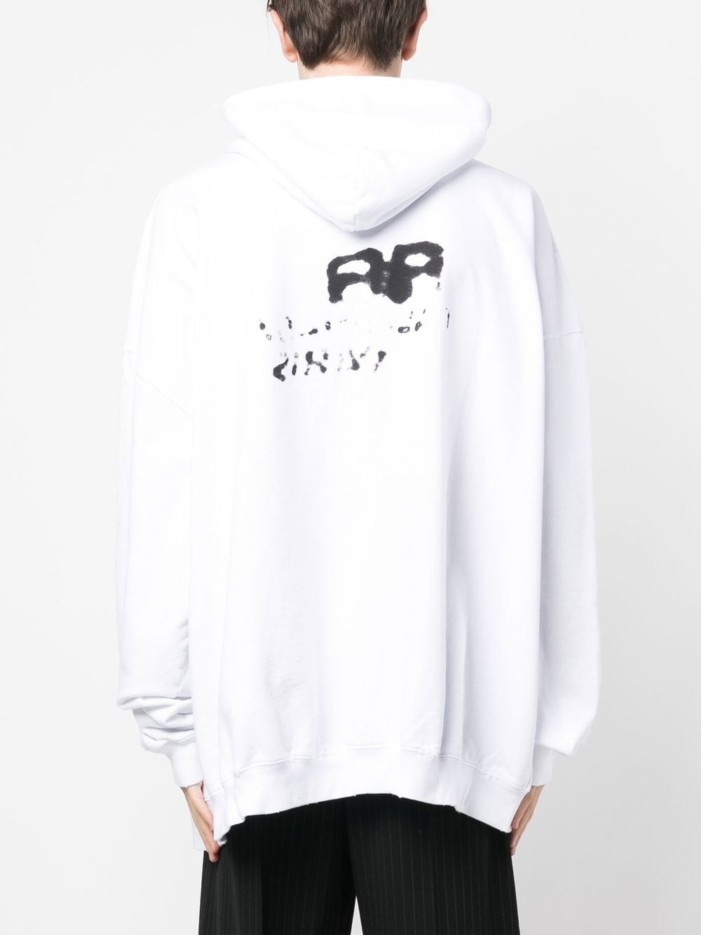 logo-print pullover hoodie - 4