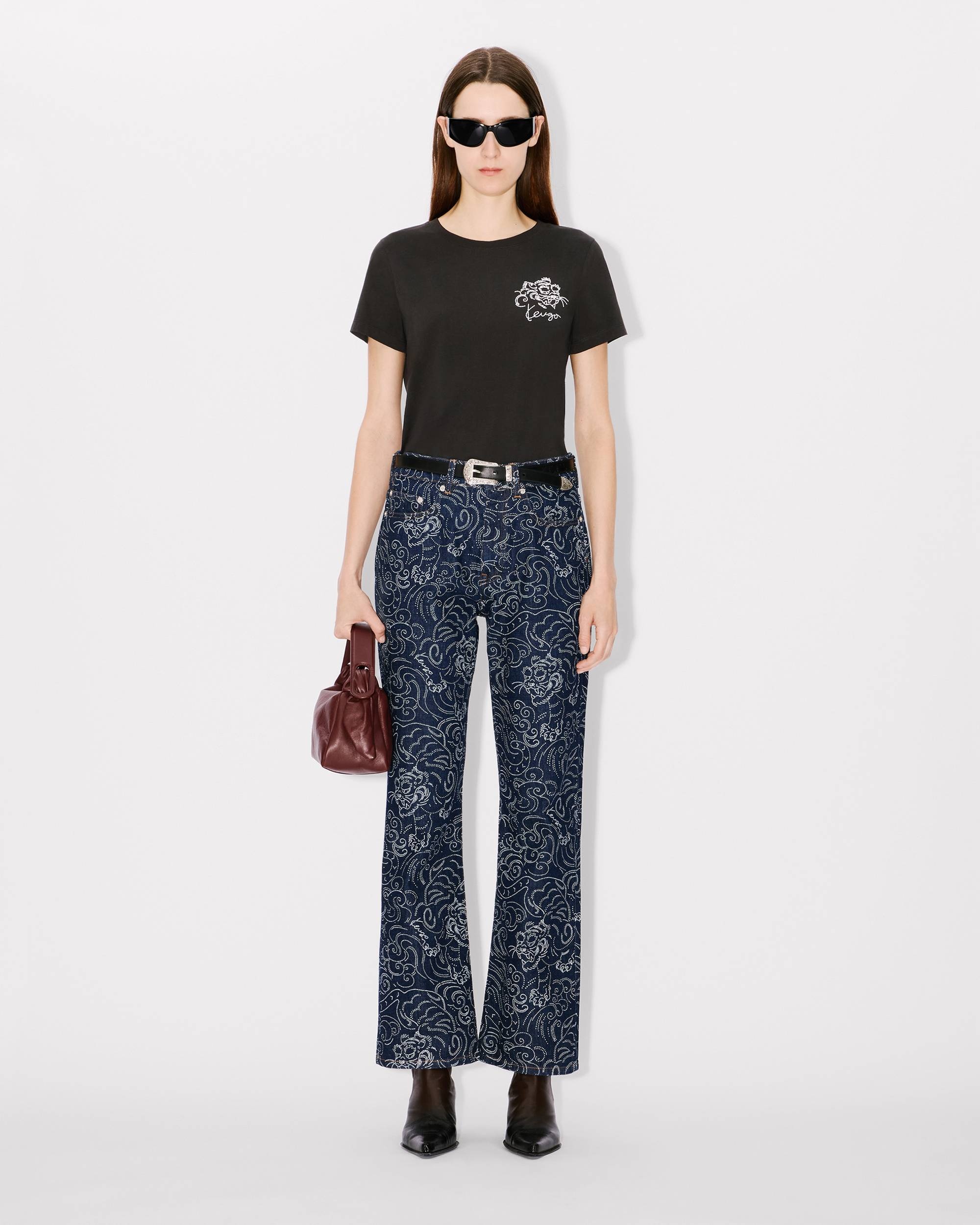 'KENZO Star Tiger' embroidered classic T-shirt - 5