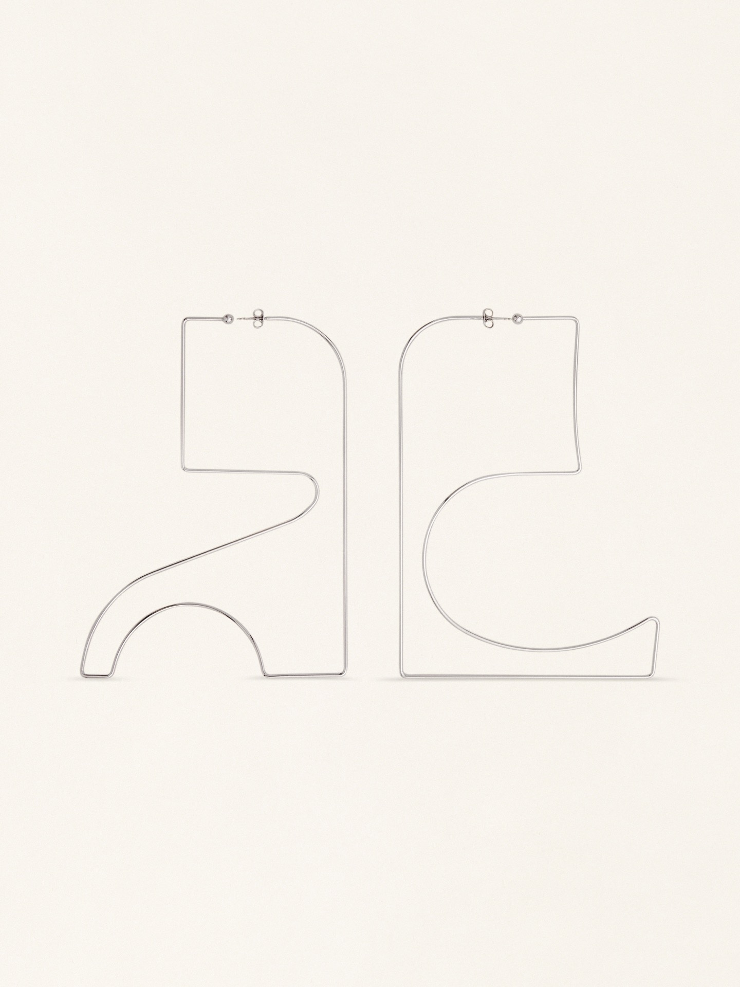 MAXI LOGO AC EARRINGS - 1