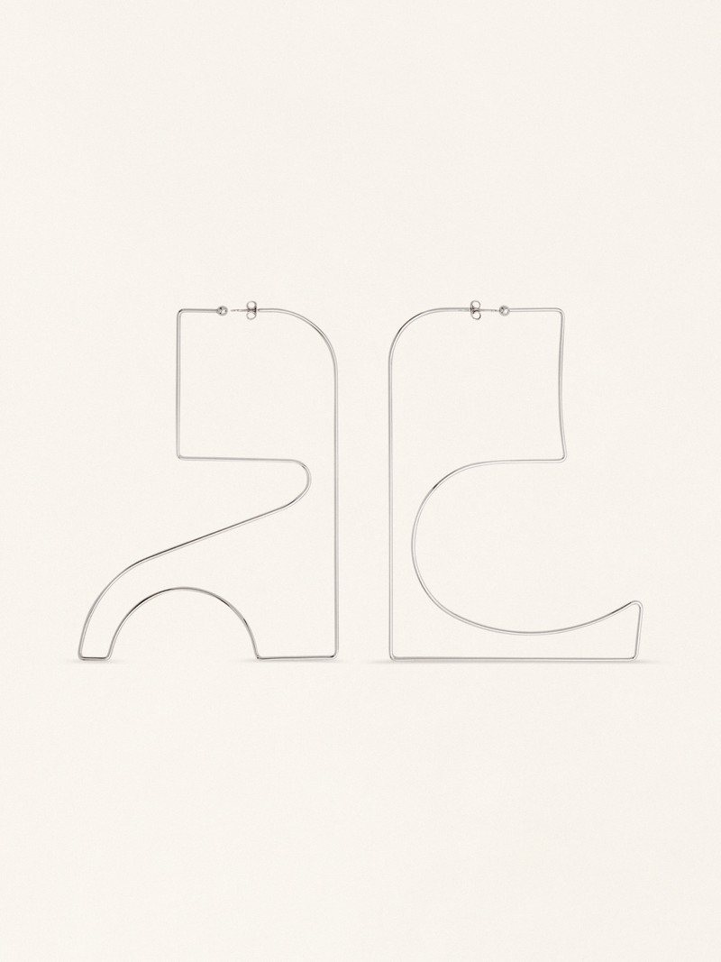 MAXI LOGO AC EARRINGS 1