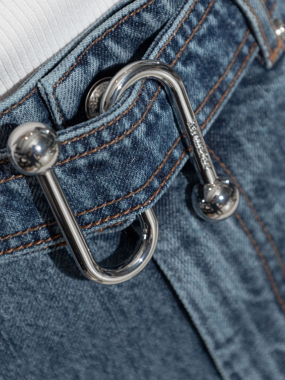 belted jeans - 5