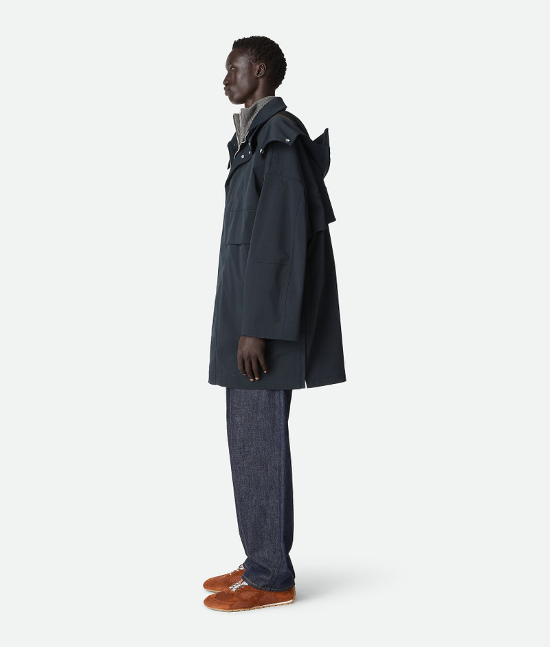 Bottega Veneta Bonded Tech Wool Hooded Parka outlook