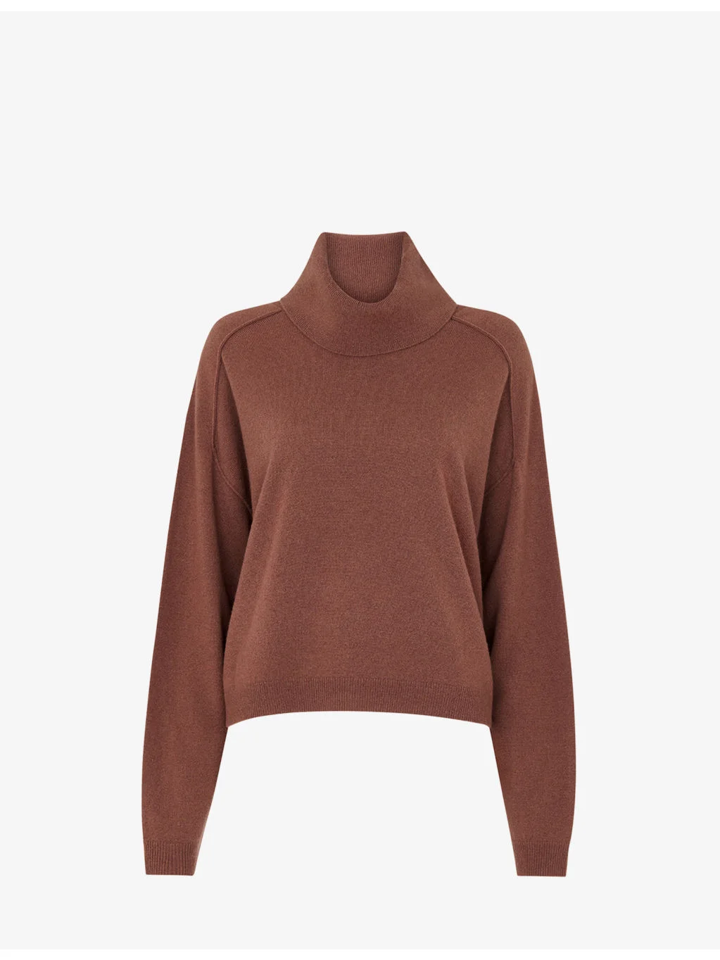 Cowl-Neck Relaxed-Fit Wool Jumper - 1