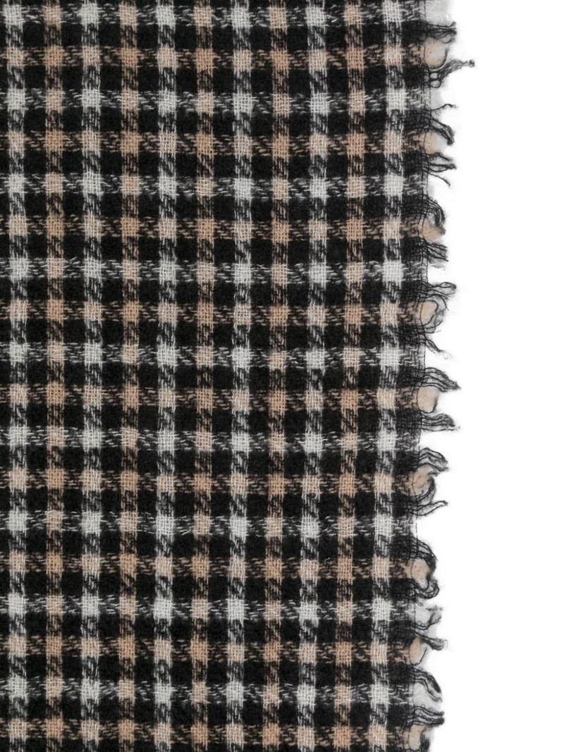 Faliero Sarti checked scarf outlook