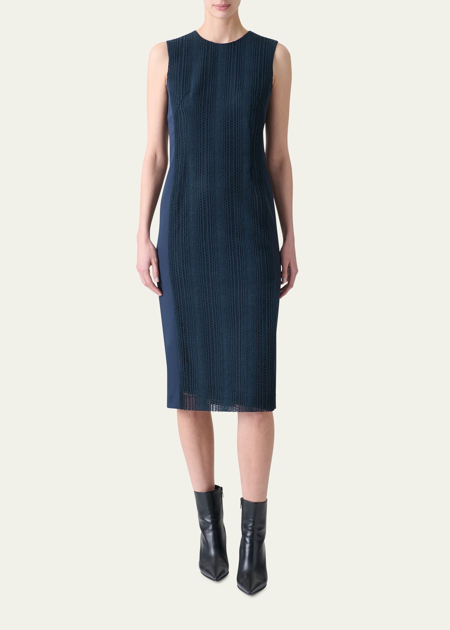 Techno Degrade Striped Sleeveless Dress - 2