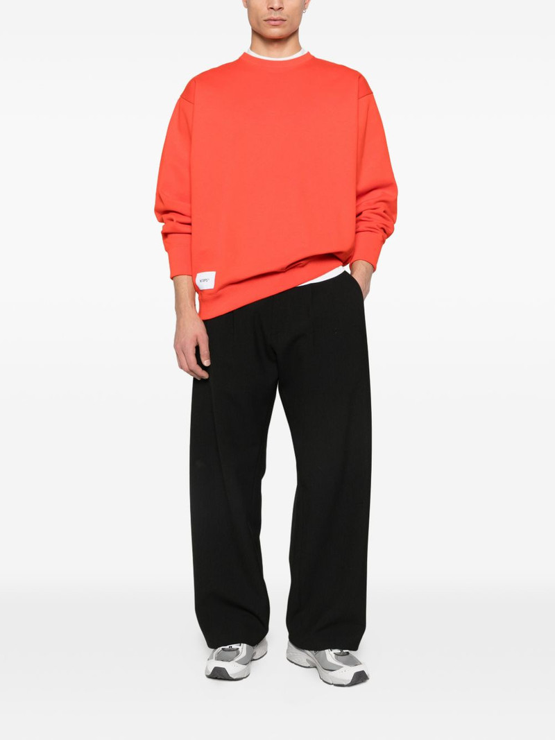 WTAPS logo-patch sweatshirt outlook