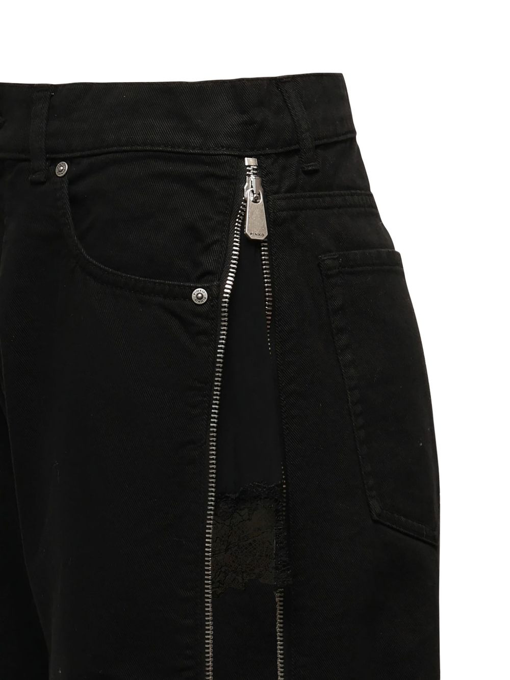 zip-detail jeans - 3