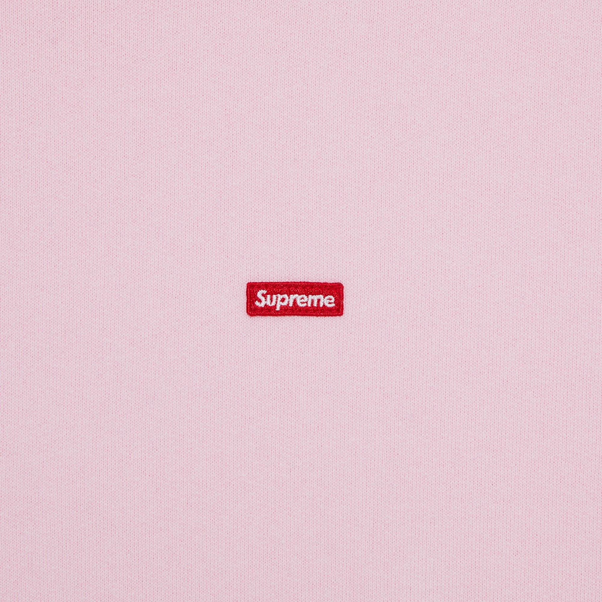 Supreme Small Box Hooded Sweatshirt 'Light Pink' - 2