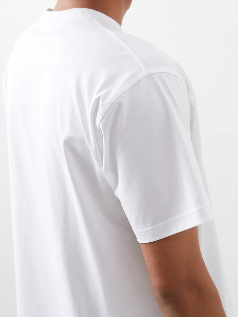 Harriston logo-print cotton-jersey T-shirt - 4