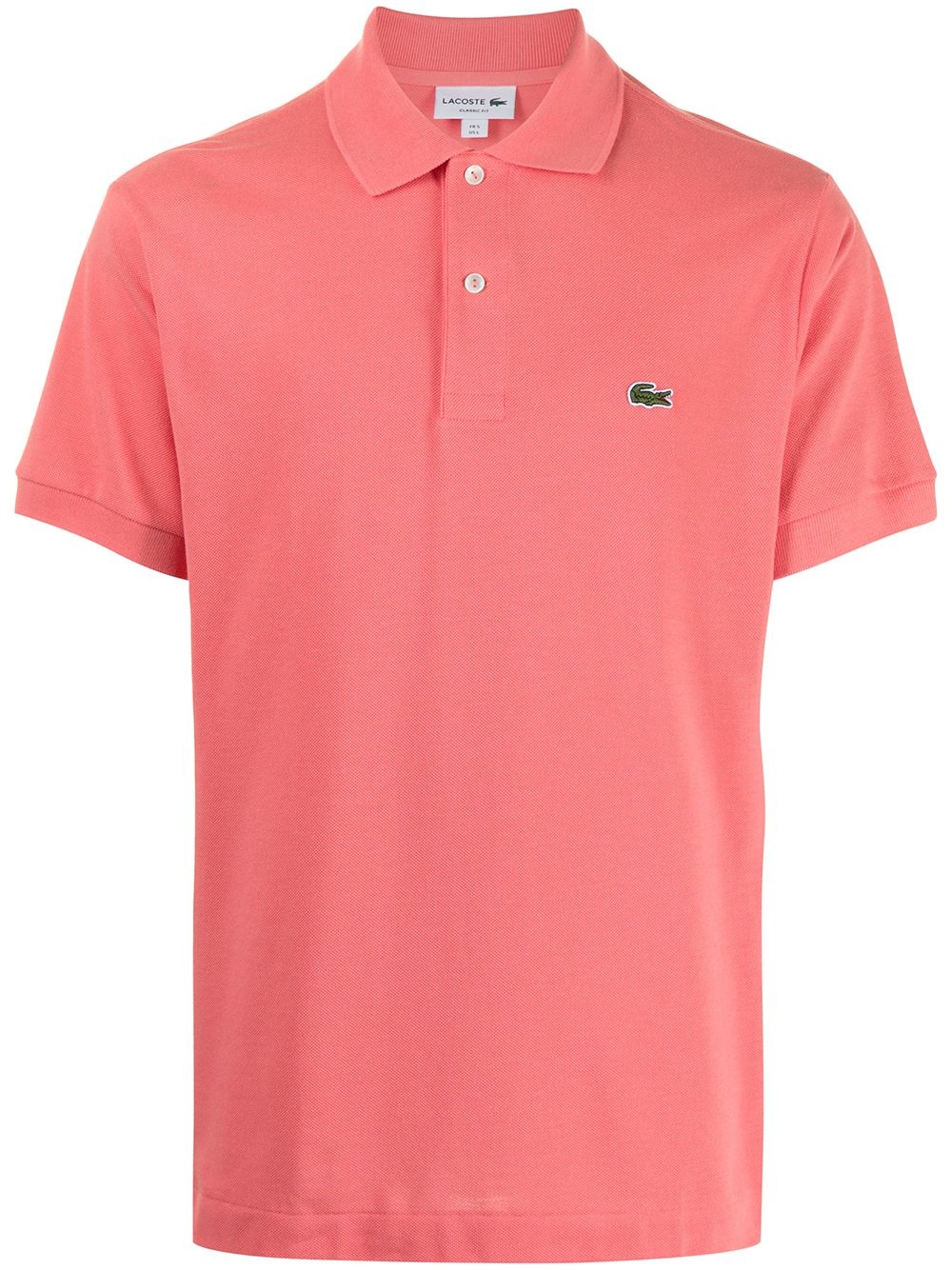 Classic appliqué-logo polo shirt - 1