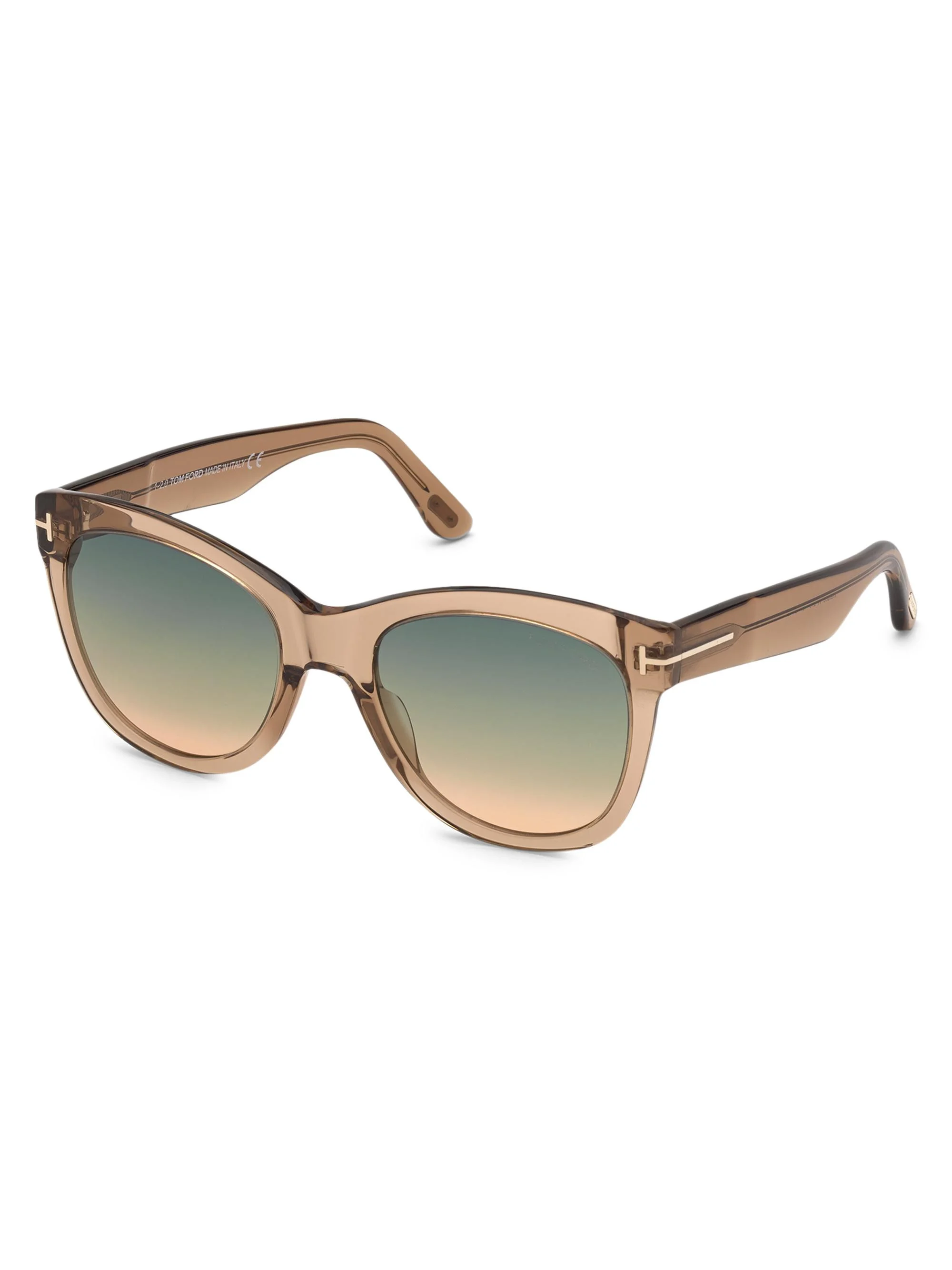 Women's Wallace 54MM Cat-Eye Sunglasses - Champagne Green - 1