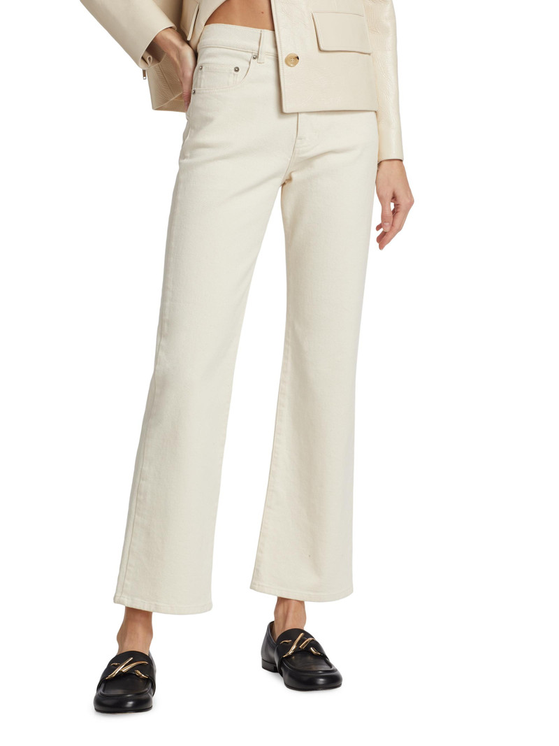 Women's Jasper Stretch Mid-Rise Jeans - Ecru 3