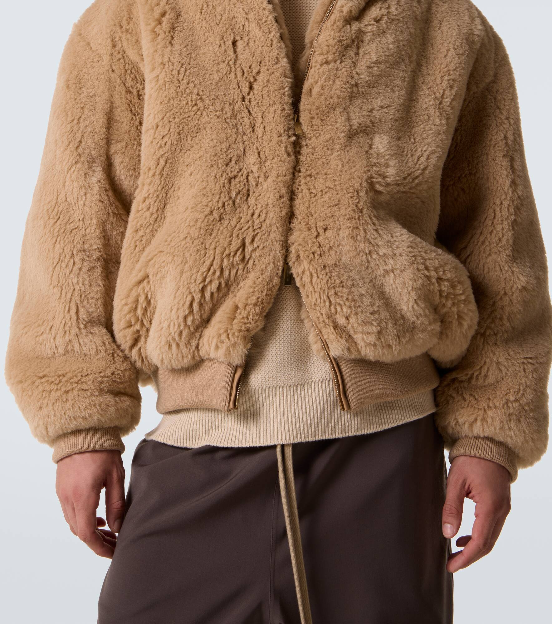 Alpaca and cotton jacket - 6