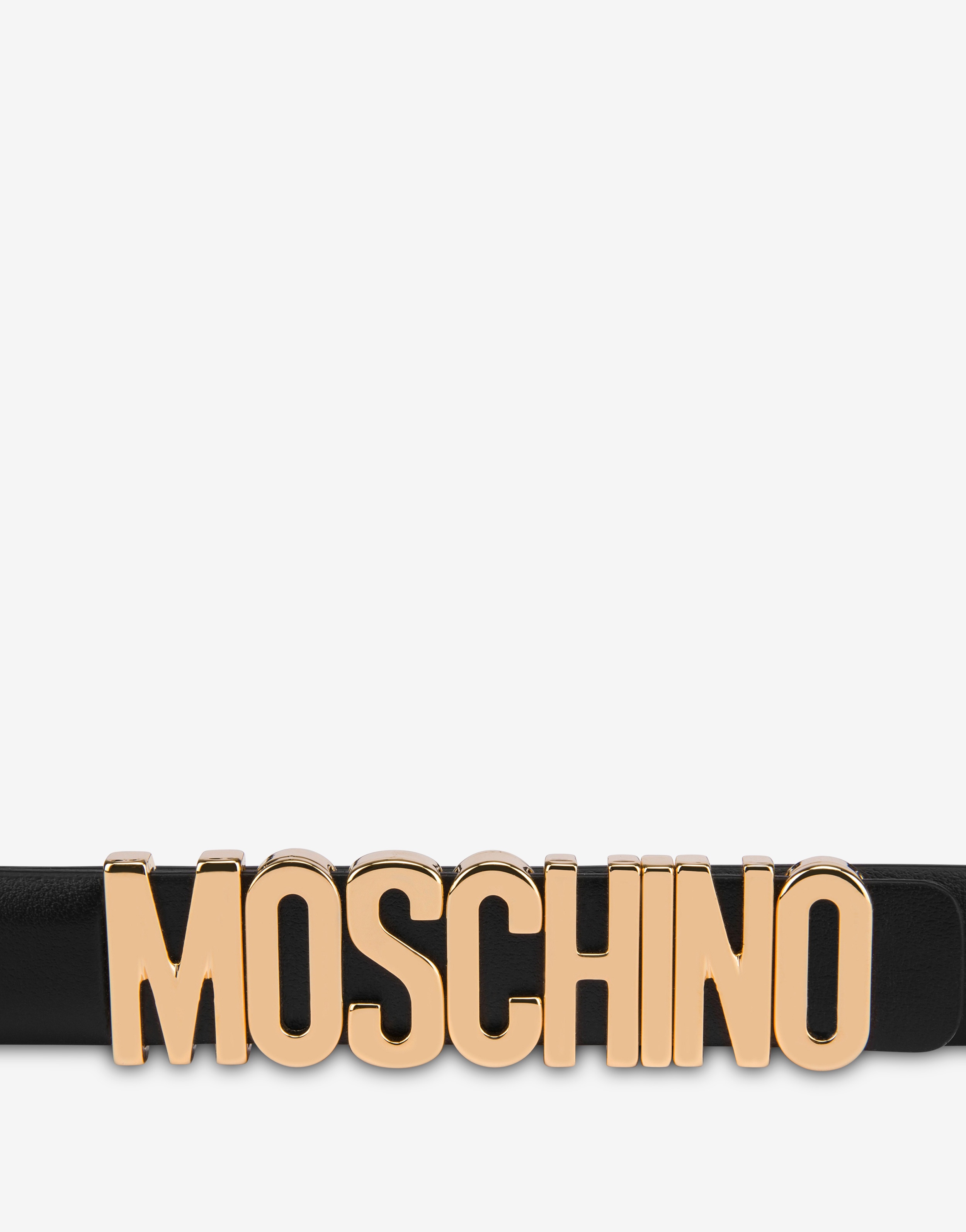 LETTERING LOGO CALFSKIN BELT - 3