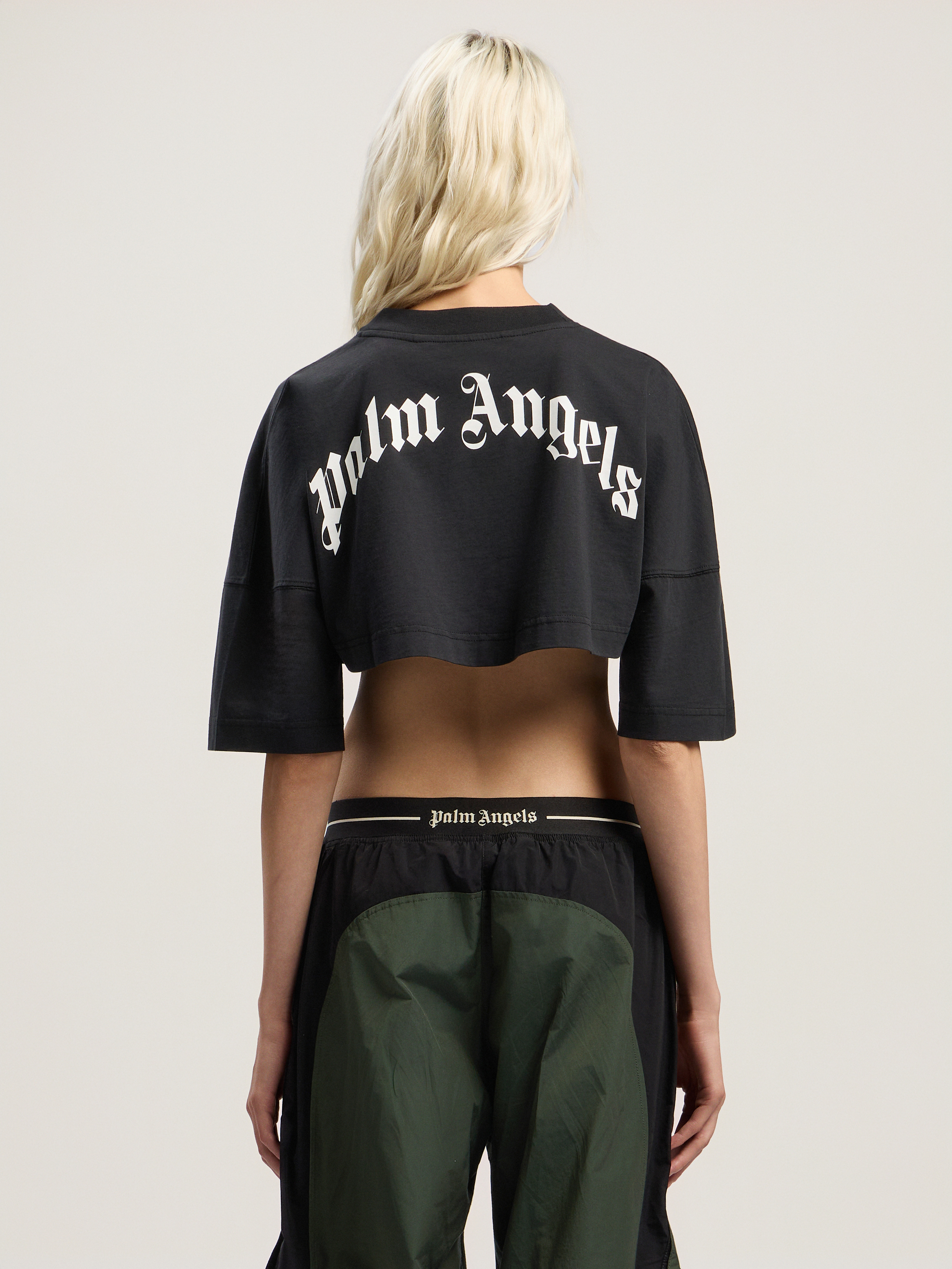Back Curved Logo Mini Tee - 4