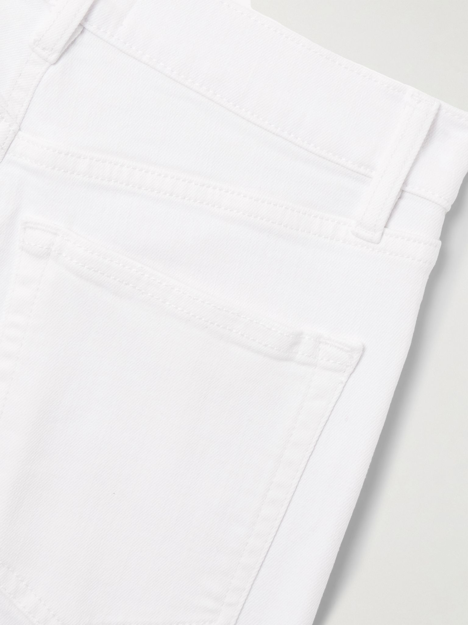 Le Slim Palazzo high-rise wide-leg jeans White - 6