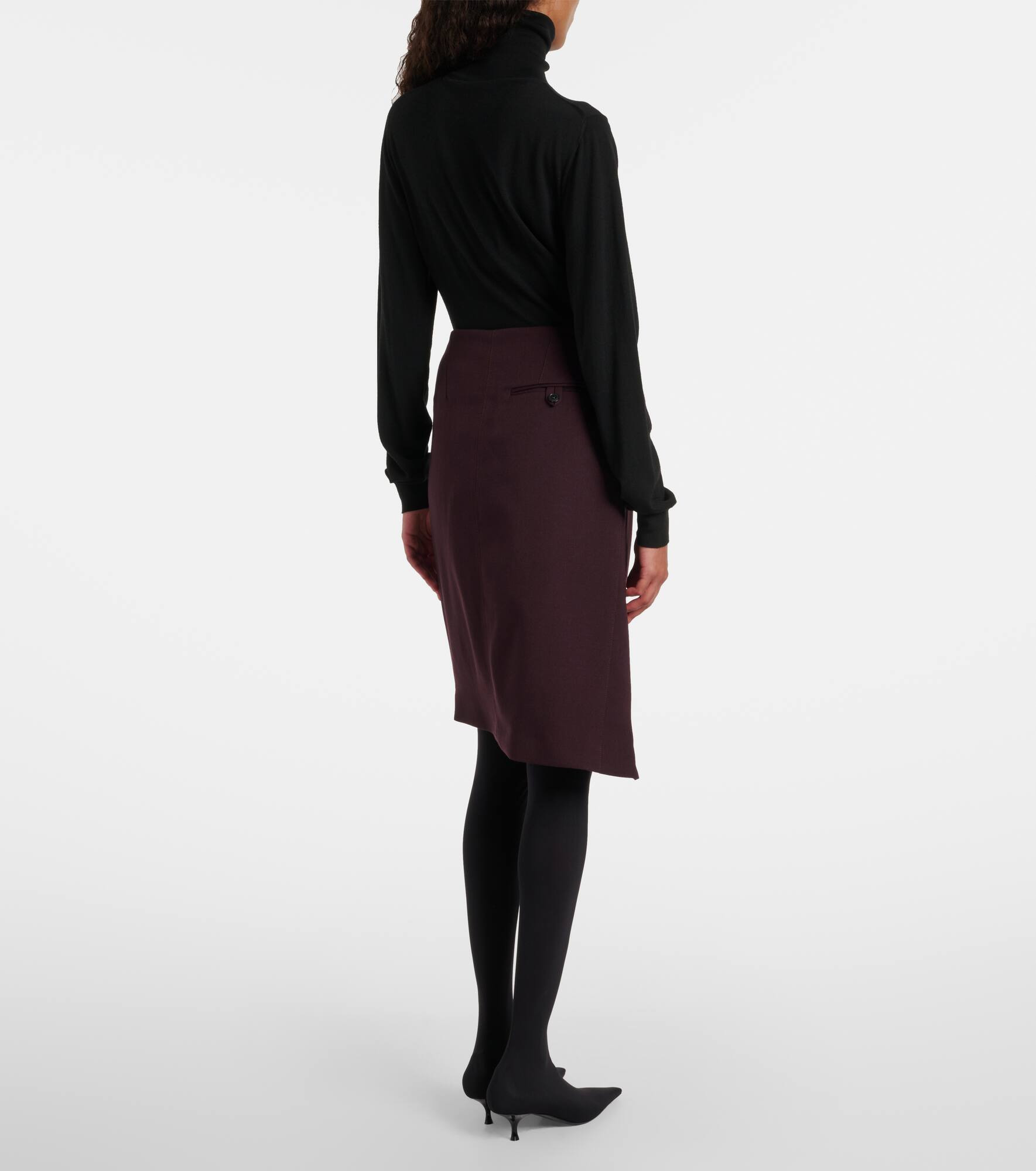 Wrap midi skirt - 3