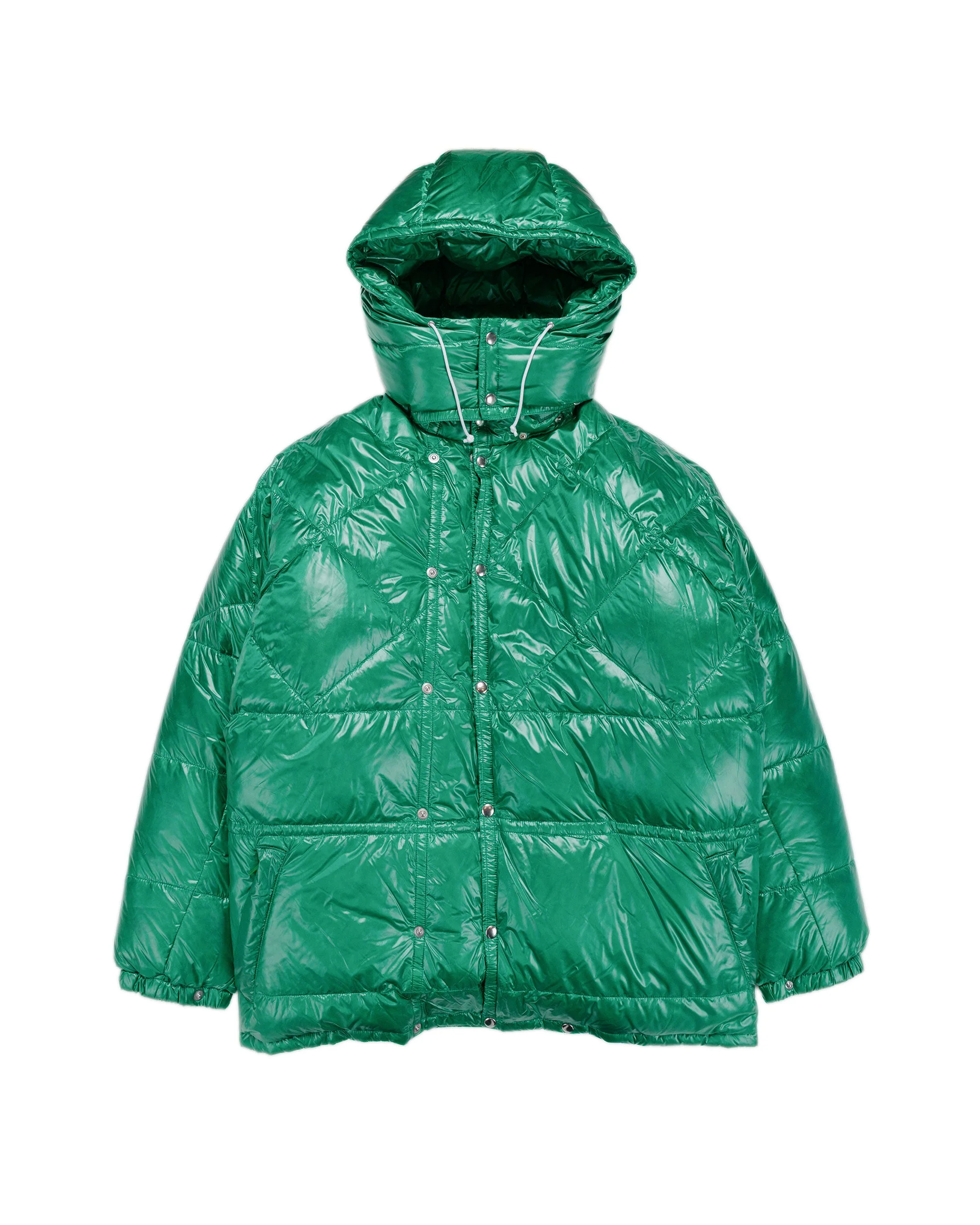 Raglan Sleeve Expedition Down Parka Green - 1