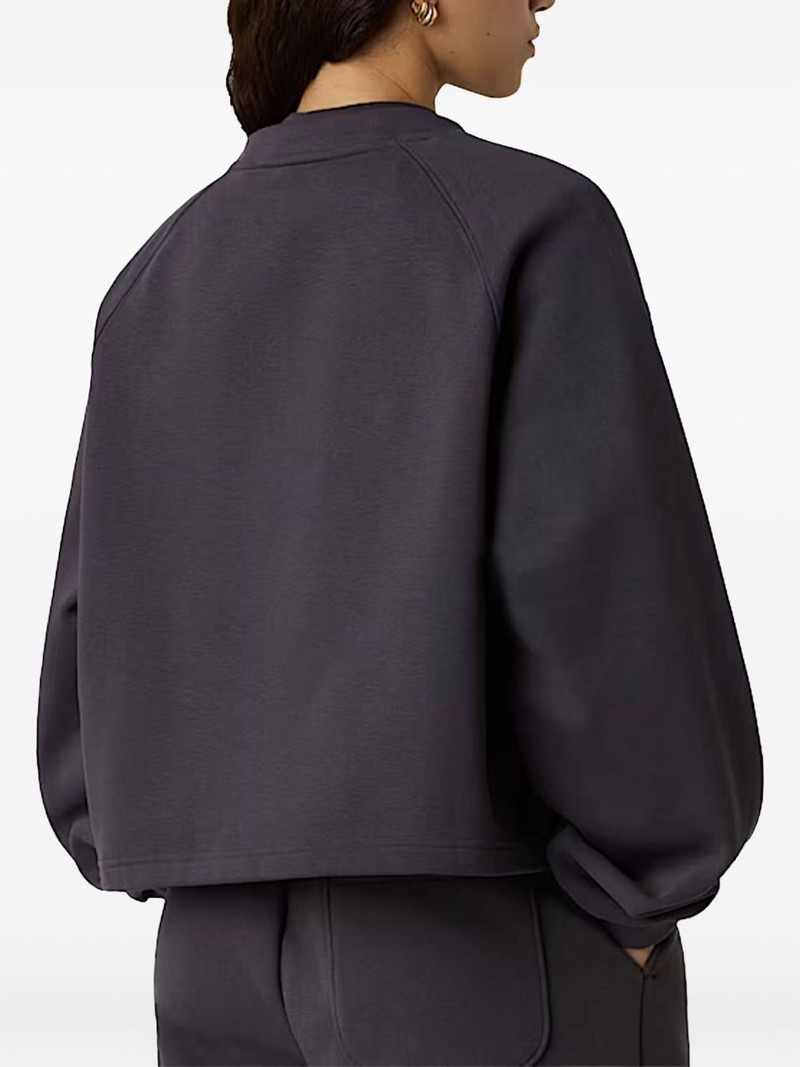 logo-patch cotton-blend sweatshirt 4
