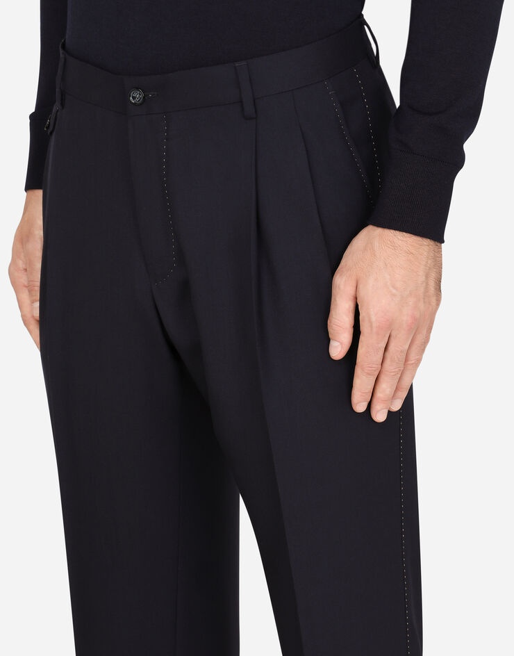 Cashmere gabardine pants - 4