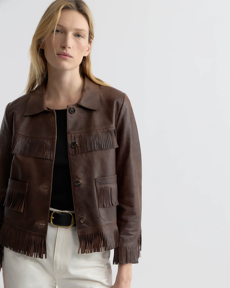 LAZARE FRINGE LEATHER JACKET 3