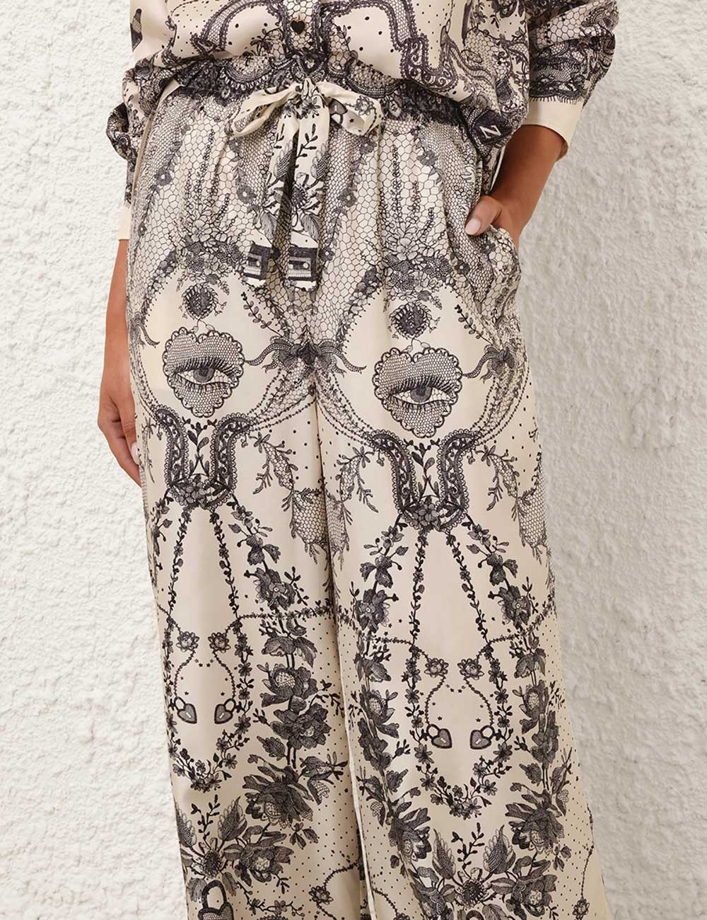 CRUSH DRAW WAIST PANT - 5