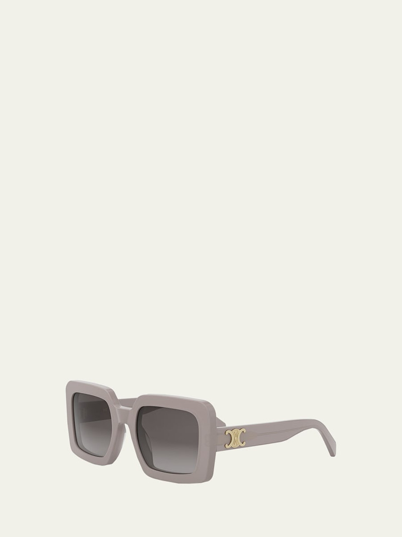 CELINE Triomphe Acetate Square Sunglasses outlook