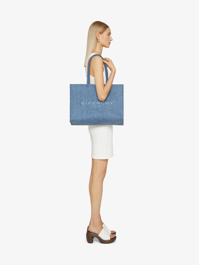 Givenchy LARGE G TOTE SHOPPING BAG IN DENIM outlook