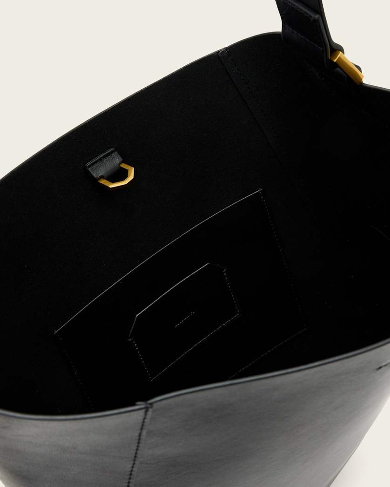 ALLSAINTS LUNA LEATHER HOBO SHOULDER BAG outlook