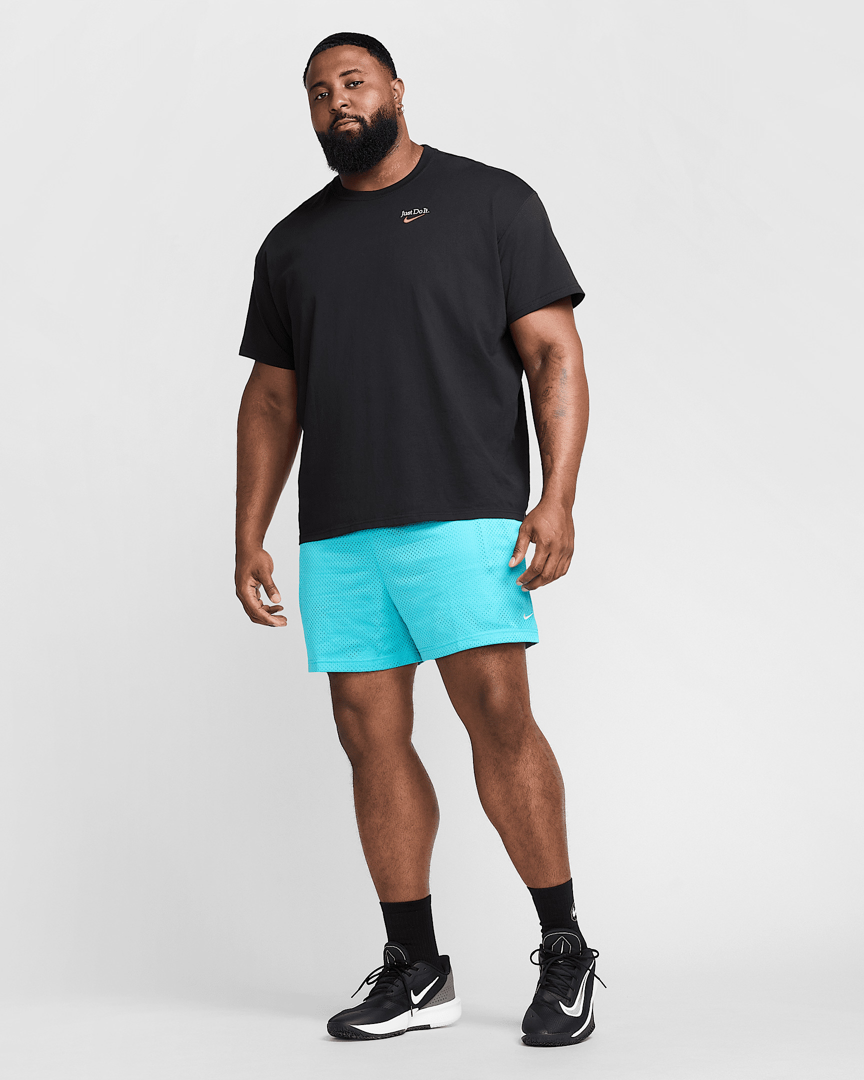Nike Men's Dri-FIT 5" Mesh Basketball Shorts - 12
