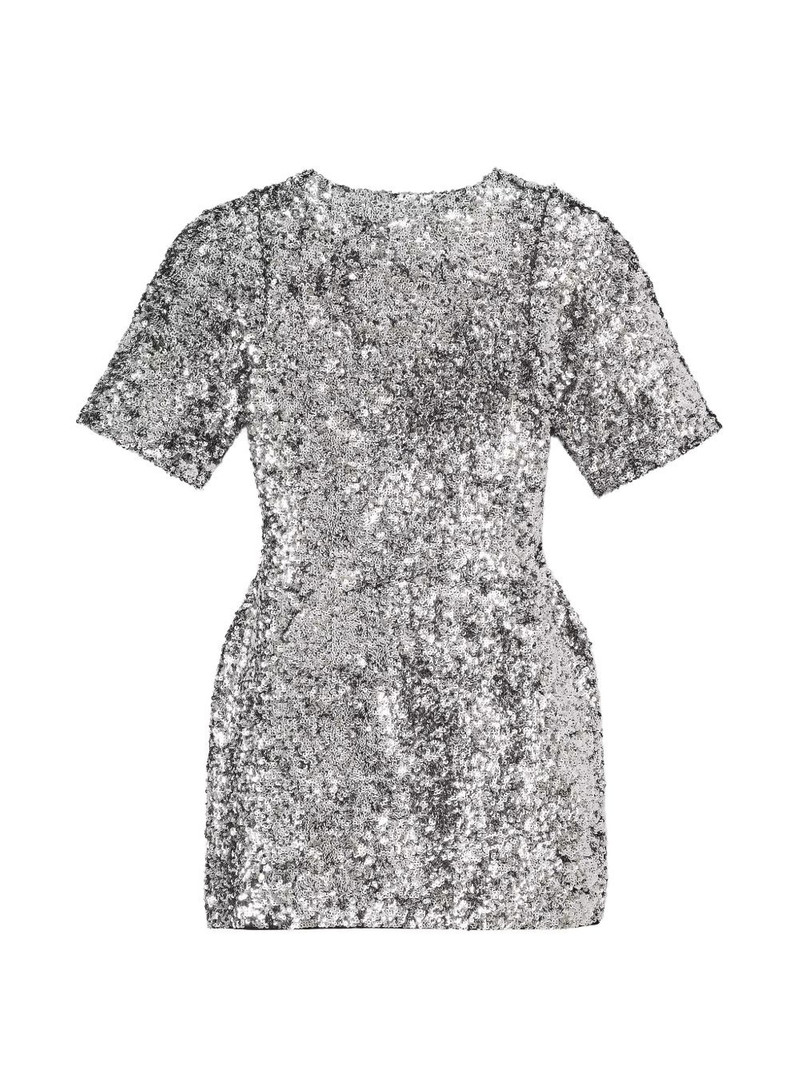 Marc Jacobs sequin-embellished V-neck mini dress outlook