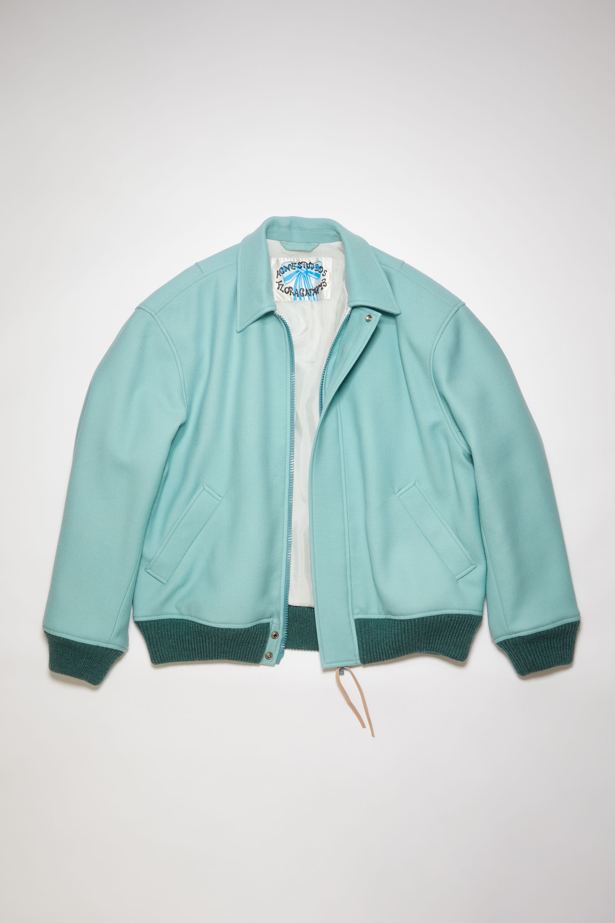 PALE JADE☆Buckle Work Jacket Acne Studios Logo bomber jacket - Pale jade | REVERSIBLE
