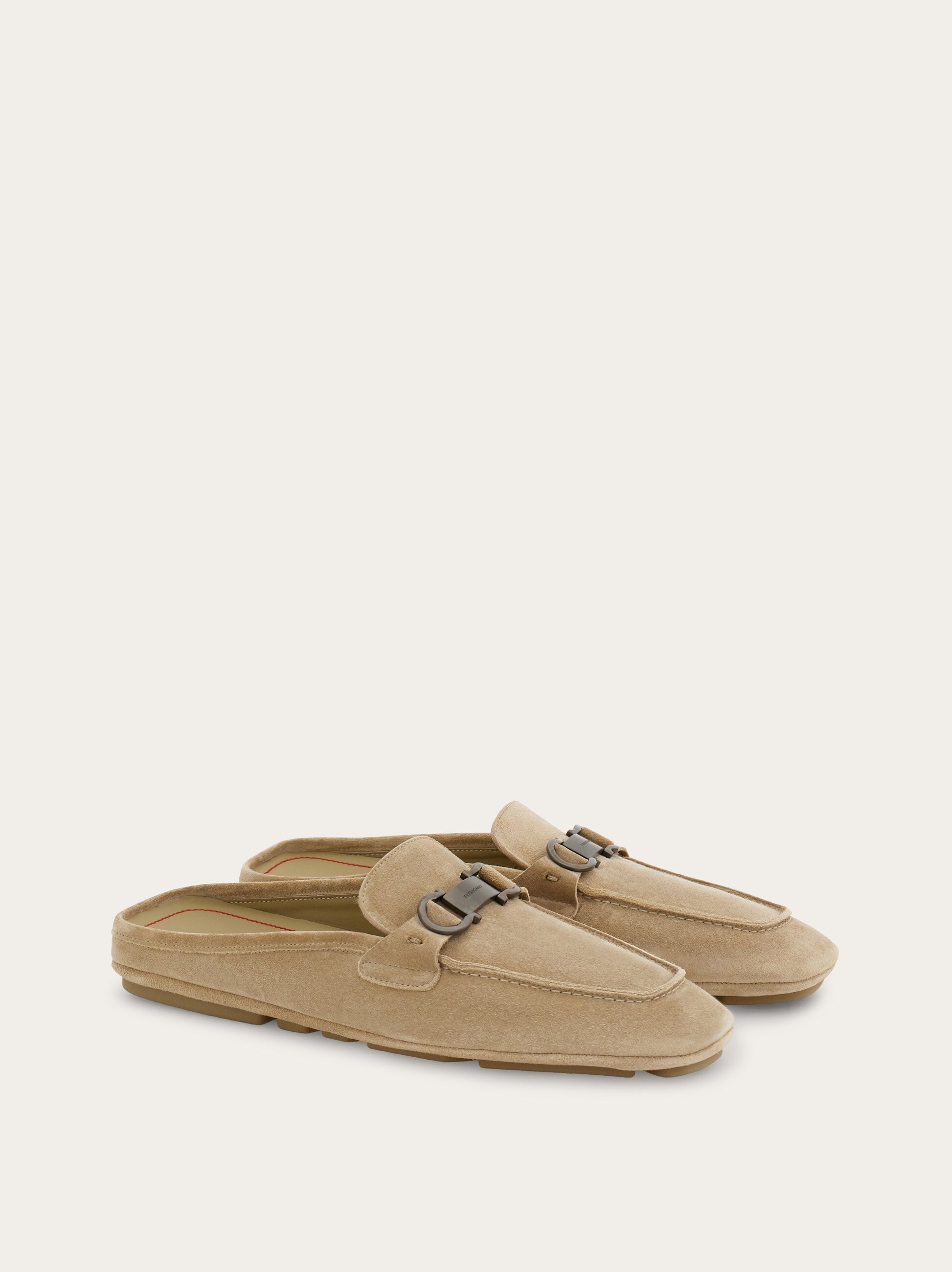 Loafer mule with Gancini ornament - 5