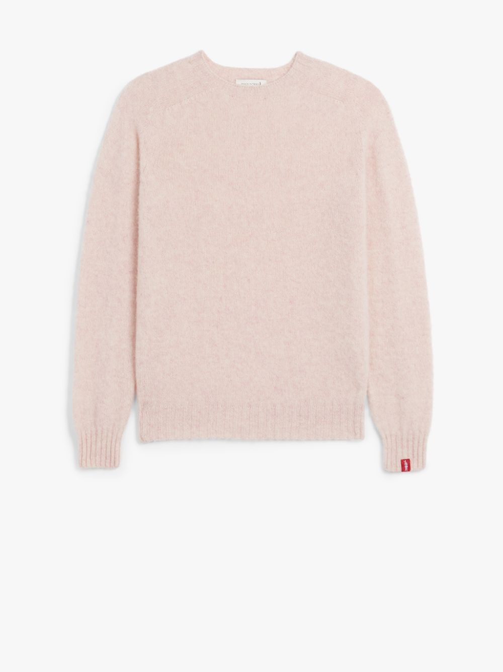 HUTCHINS PASTEL PINK WOOL CREWNECK SWEATER - 1