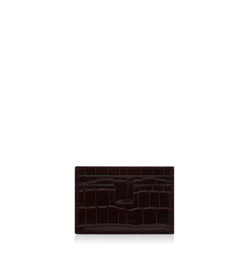 TOM FORD PRINTED CROC CARDHOLDER outlook