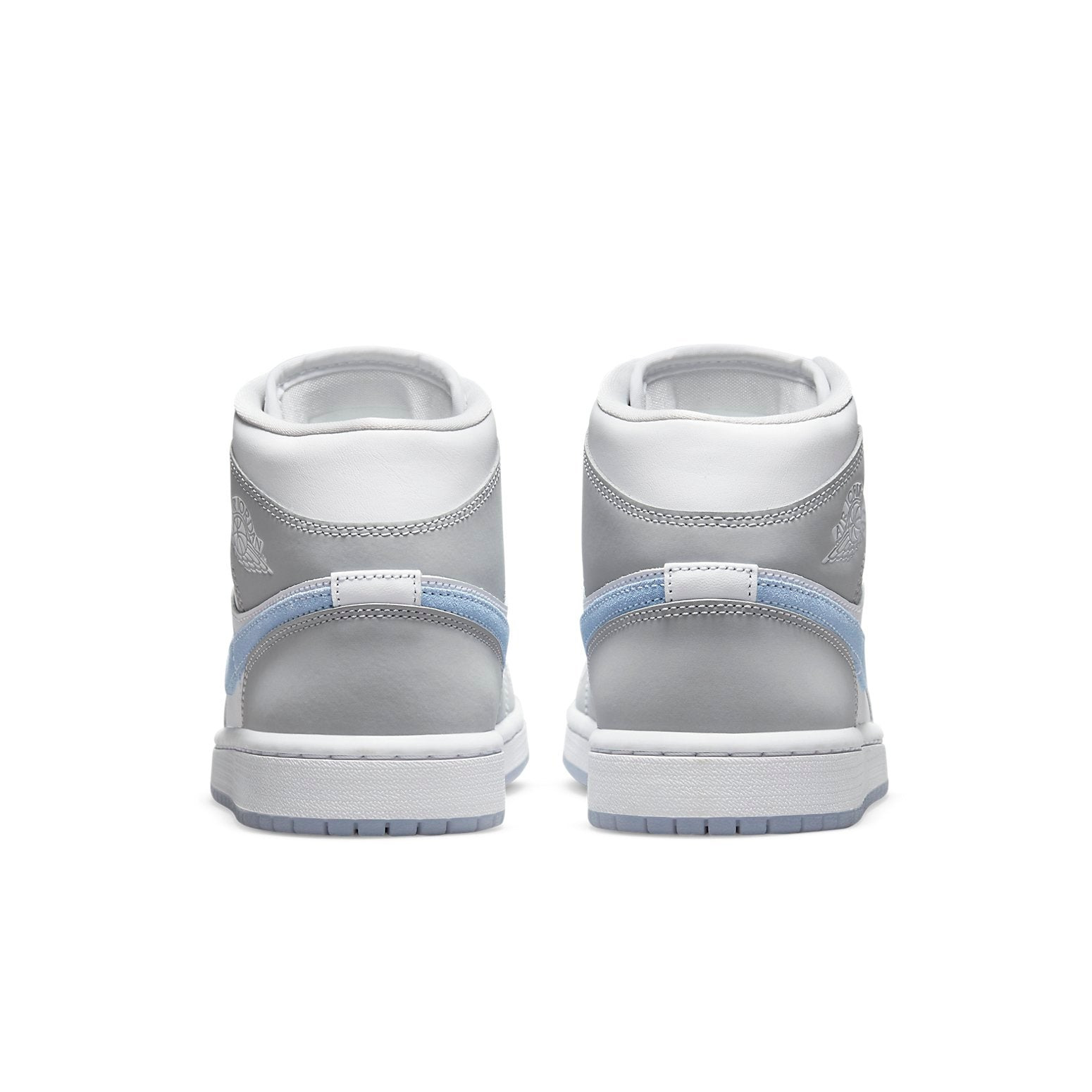 (WMNS) Air Jordan 1 Mid 'Wolf Grey Aluminum' BQ6472-105 - 5