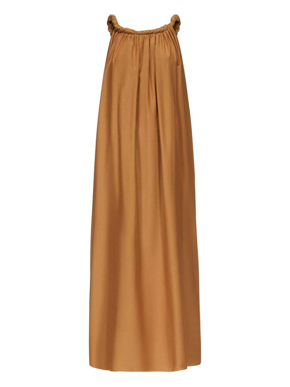 Kika twisted-neck gathered maxi dress - 1