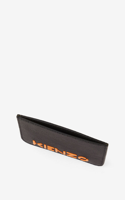 KENZO KENZO Logo leather card holder outlook