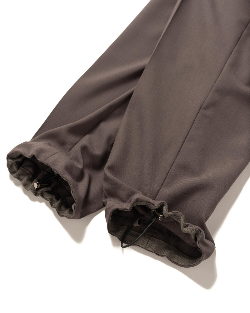 슬림 - Leg Pleated 컬러 블록 짠 Drawstring 바지 6