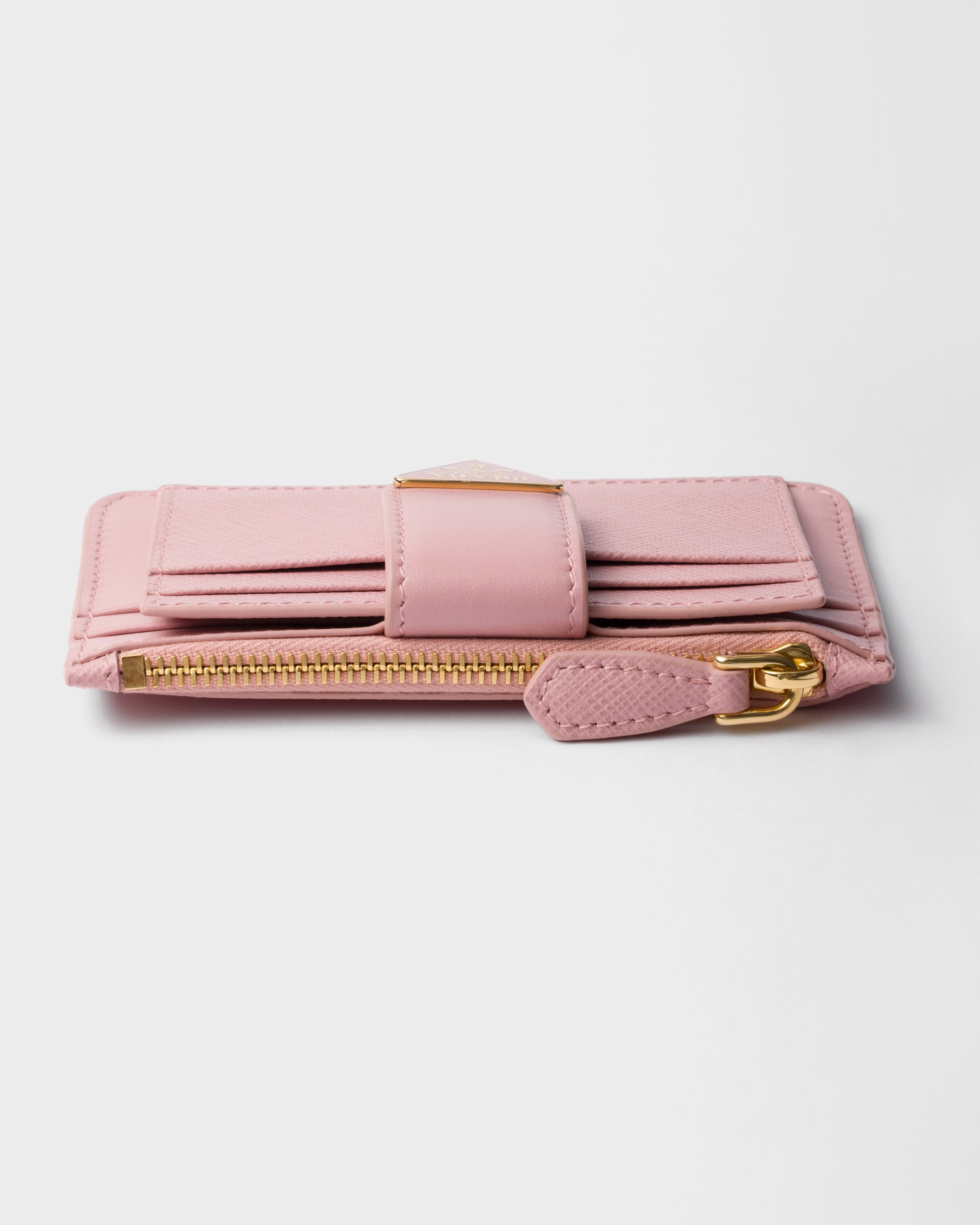 Saffiano and smooth leather card holder - 2