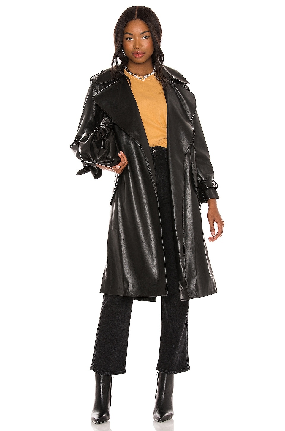 Pinch Waist High Rise Kick Flare - 4