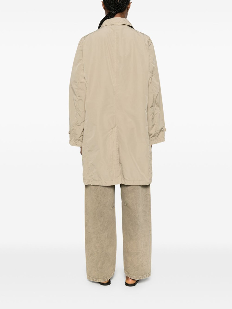 button-up long-sleeve trench coat 4