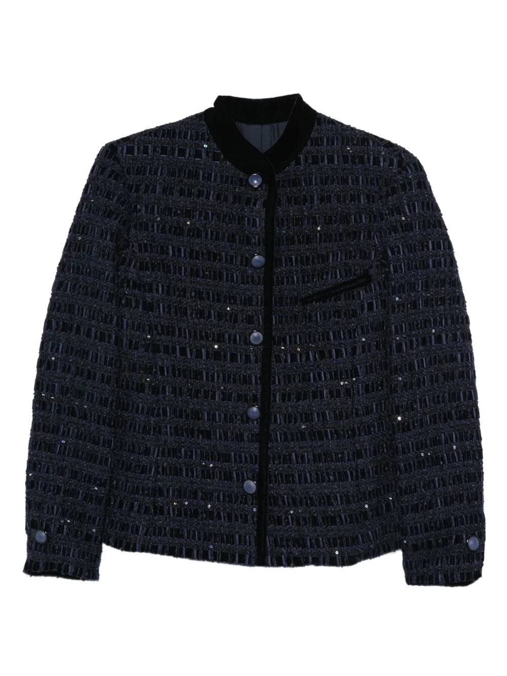 button embellished jacket - 1