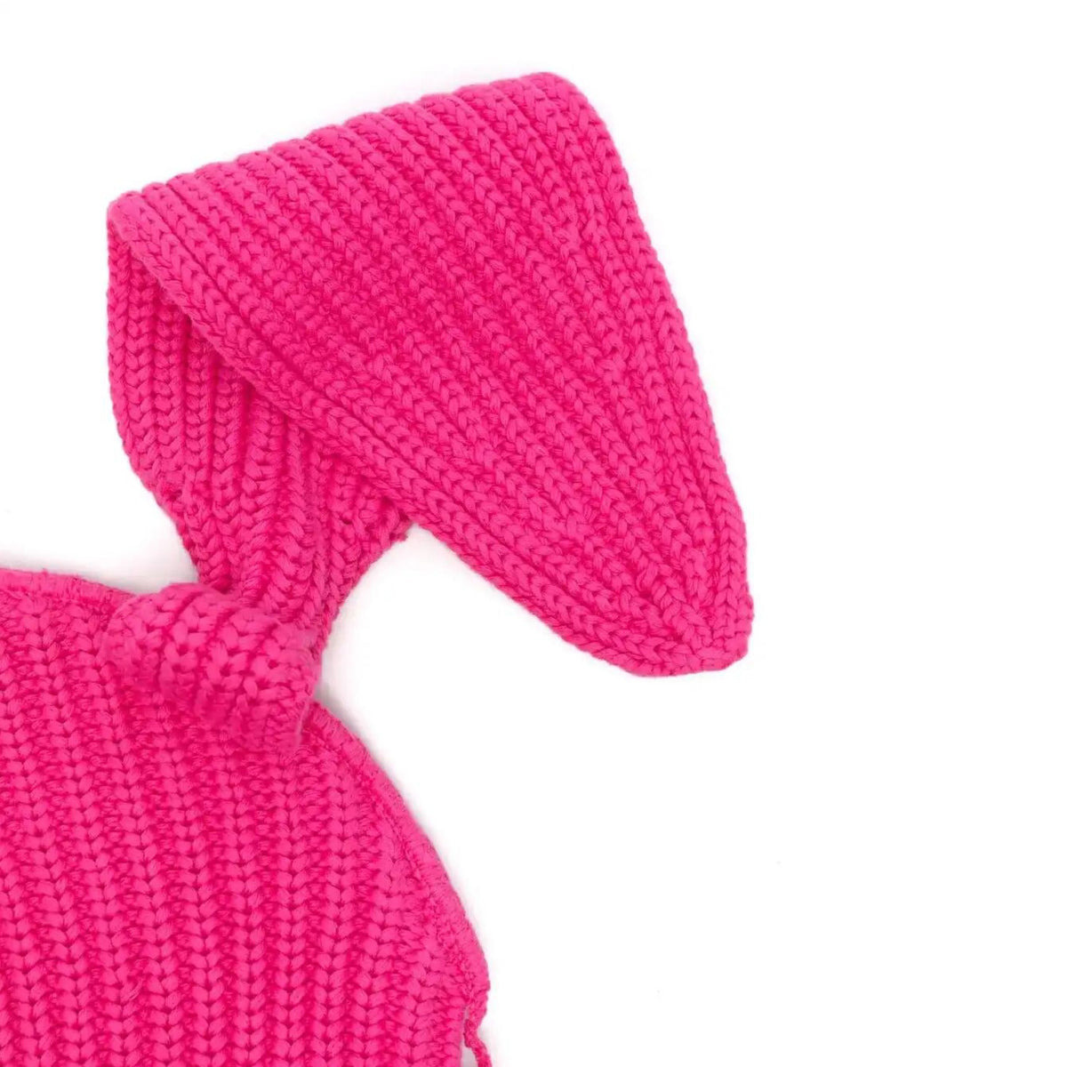 CHUNKY RABBIT BEANIE (PINK) - 2