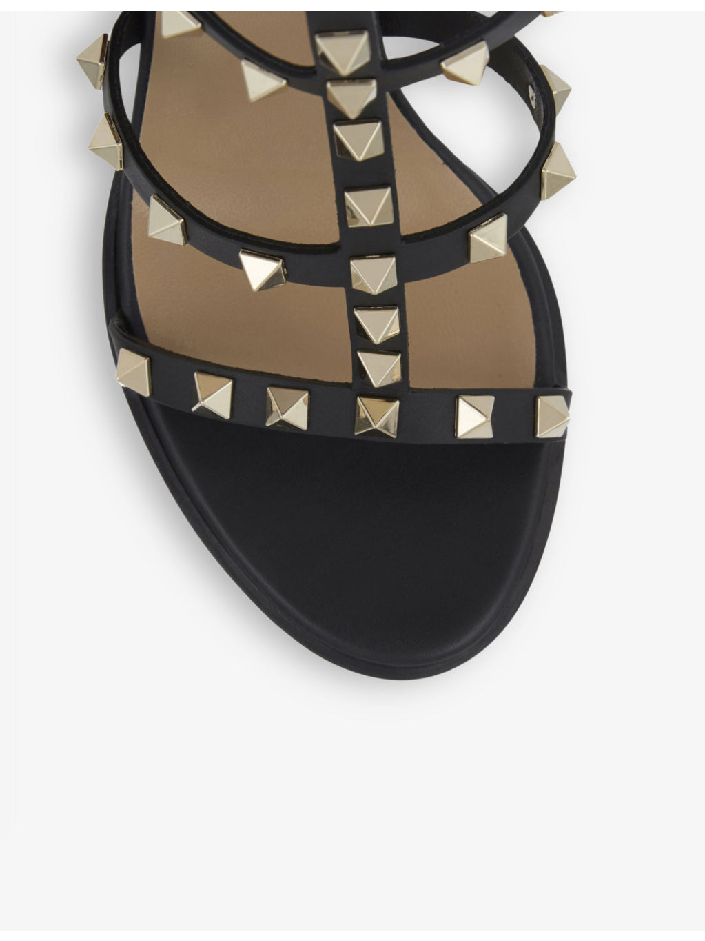 Rockstud 90 leather heeled sandals - 2
