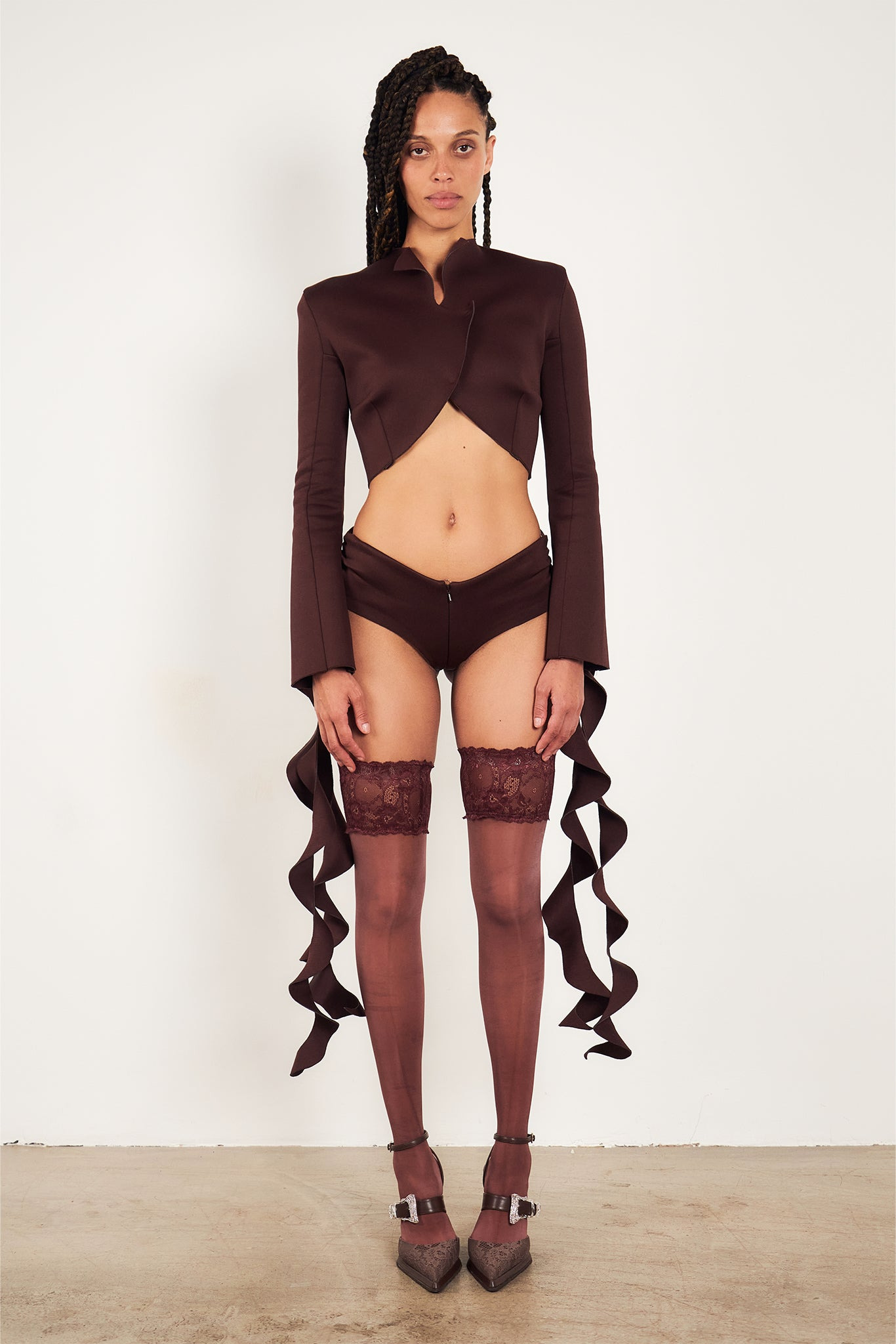 RAPUNZEL HOTPANTS OLD MONEY BROWN - 3