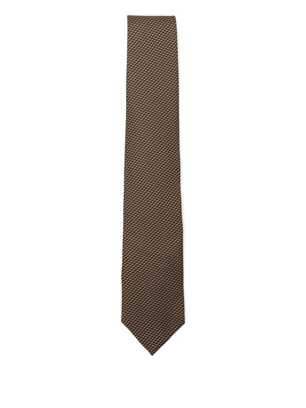 PATTERNED SILK TIE - 1