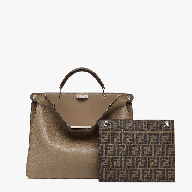 FENDI Light brown leather bag outlook